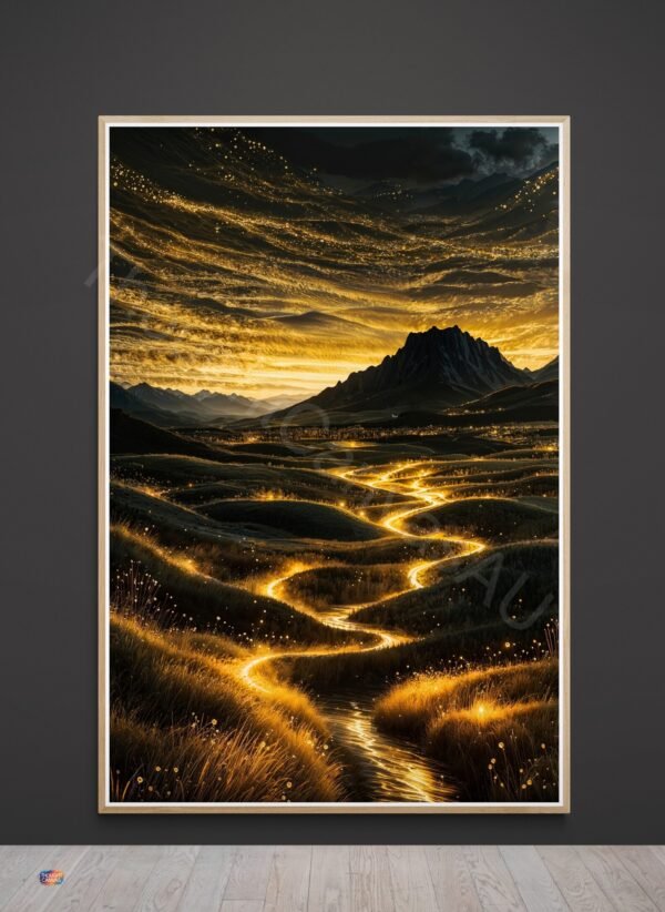 Glowing Night Landscape 1 - 1