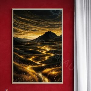 Glowing Night Landscape 1 - 2