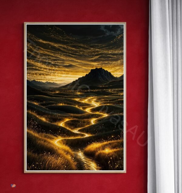 Glowing Night Landscape 1 - 2