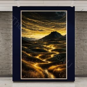 Glowing Night Landscape 1 - 3
