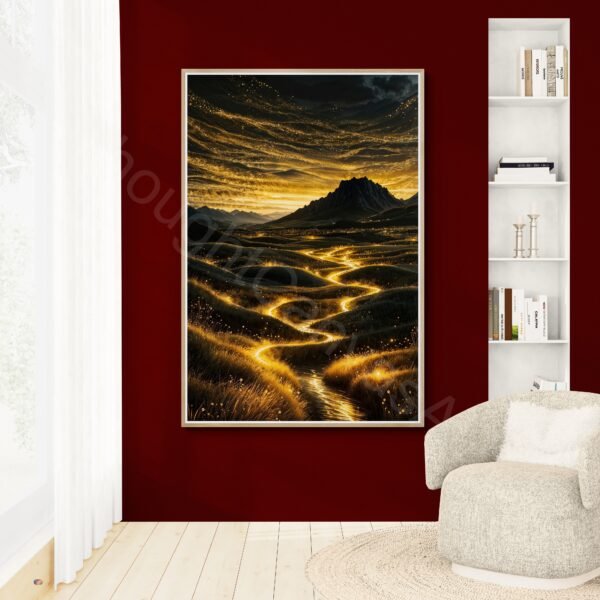 Glowing Night Landscape 1 - 4
