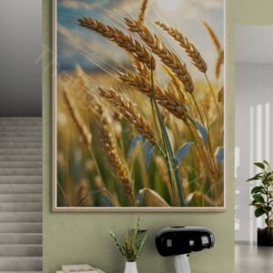 Golden Wheat Field Art Print 1 - 1