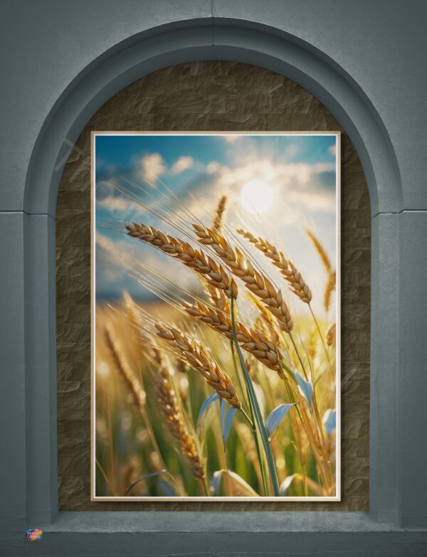 Golden Wheat Field Art Print 1 - 4