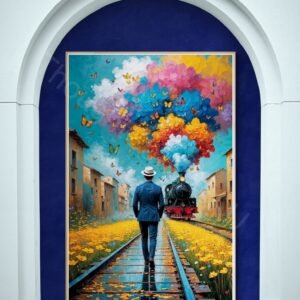 Man Walking to Train 1 - 1