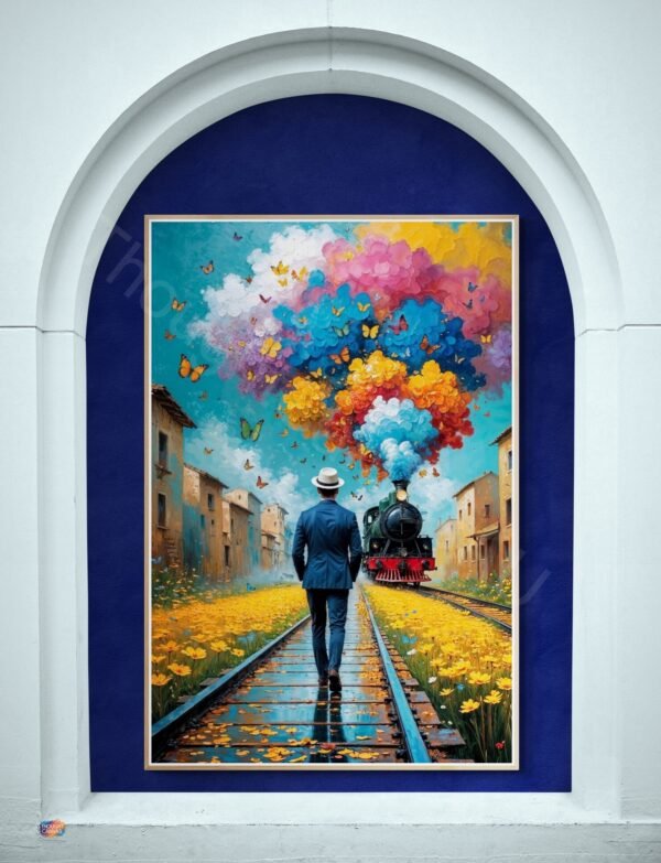 Man Walking to Train 1 - 1