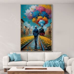 Man Walking to Train 1 - 4