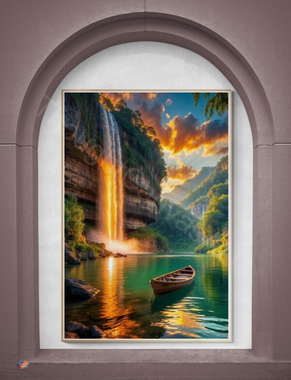 Picturesque Waterfall Print 1 - 1