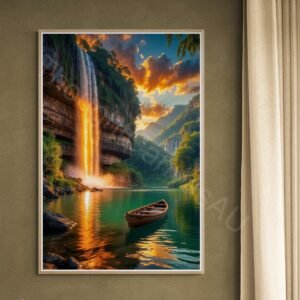 Picturesque Waterfall Print 1 - 4