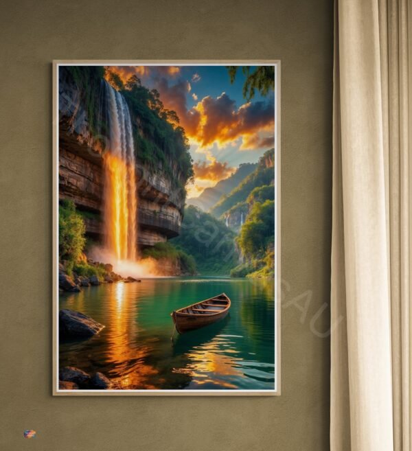 Picturesque Waterfall Print 1 - 4
