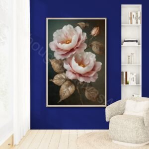 Surreal Pink Floral Art 1 - 5