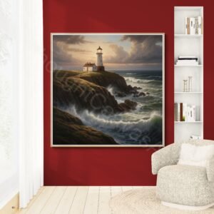 Weathered Lighthouse Art 1 - 4