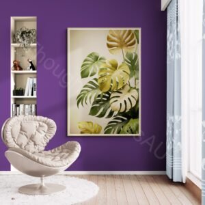 Monstera Leaf Print 1 - 1