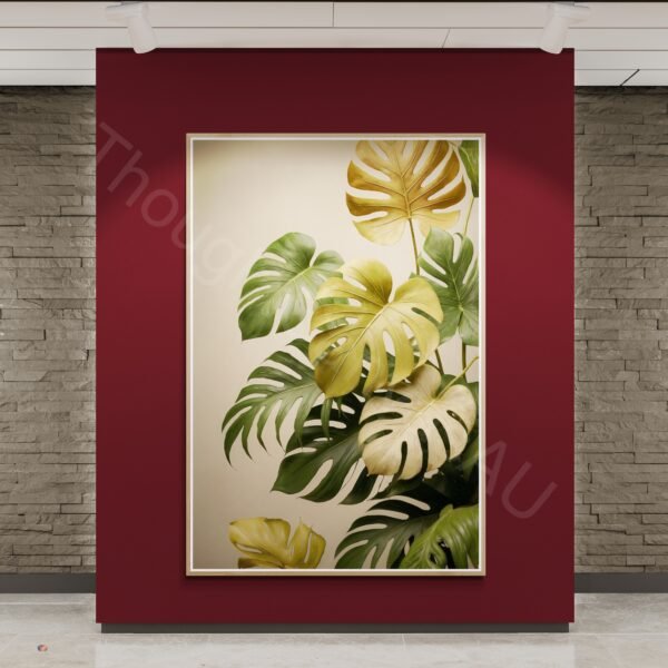 Monstera Leaf Print 1 - 2