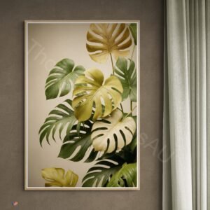 Monstera Leaf Print 1 - 4