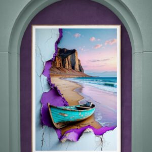 Surreal Boat Art Print 1 - 1