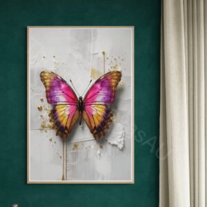 Vibrant Butterfly Art Print 1 - 2
