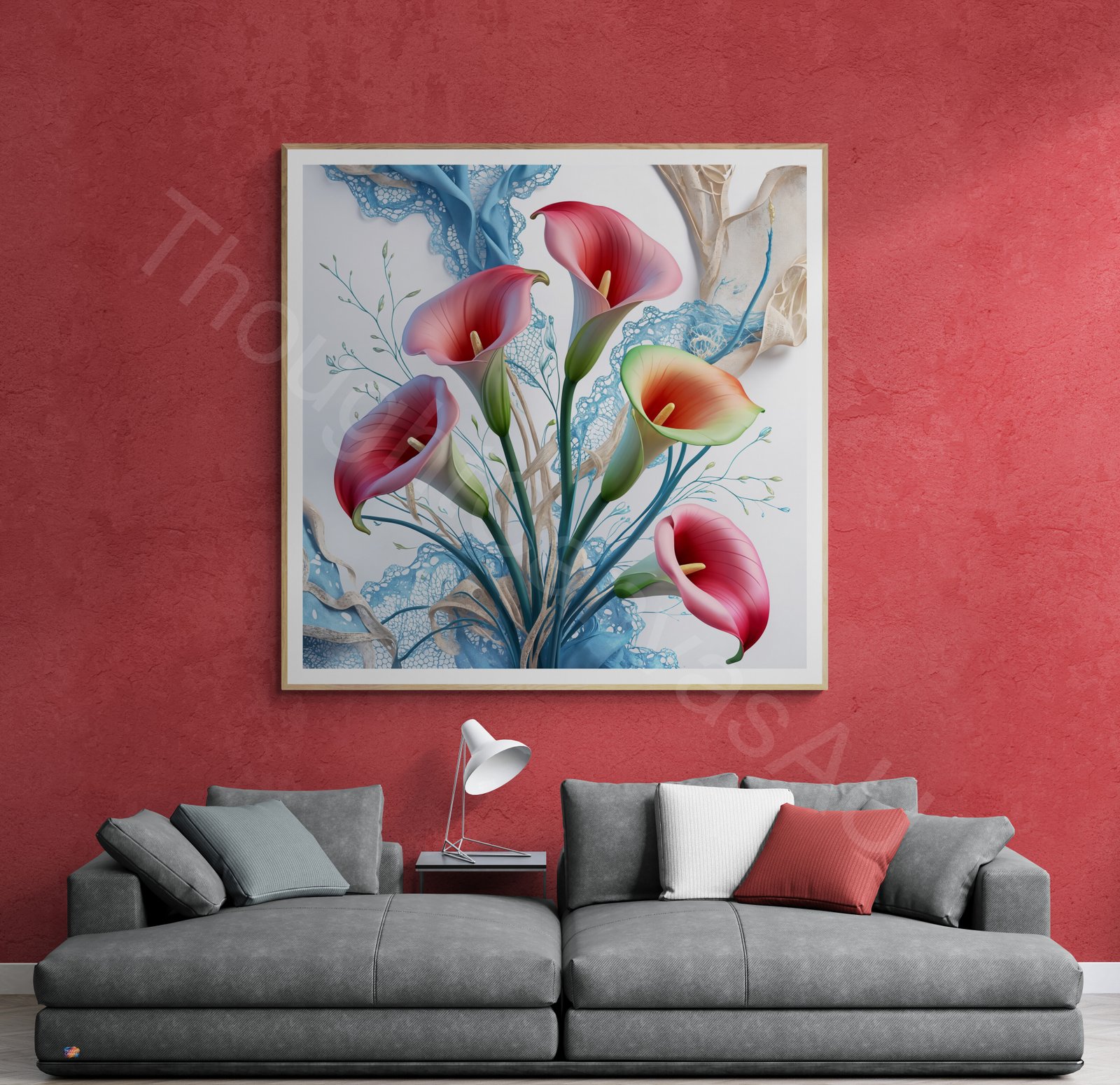 Abstract Calla Lily Print 1 - 2