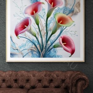Abstract Calla Lily Print 1 - 3