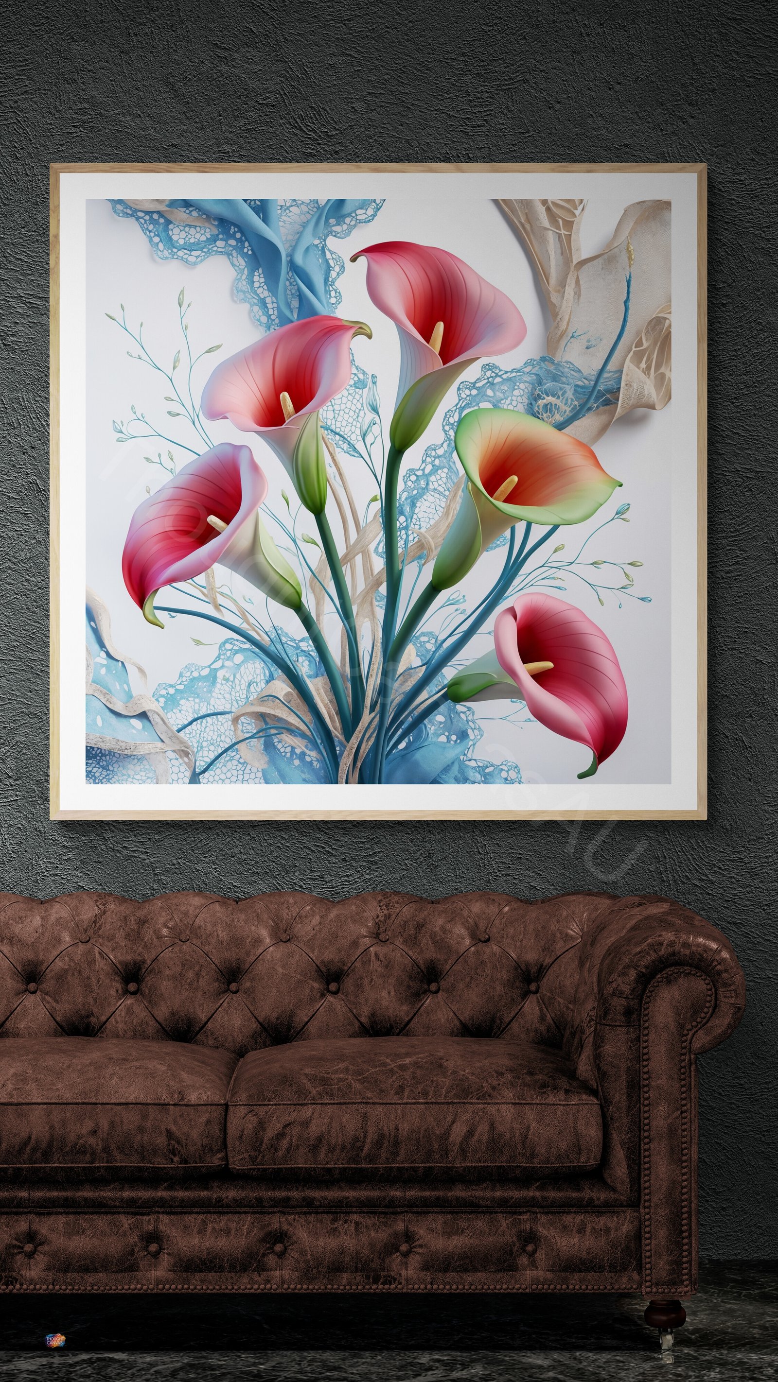 Abstract Calla Lily Print 1 - 3