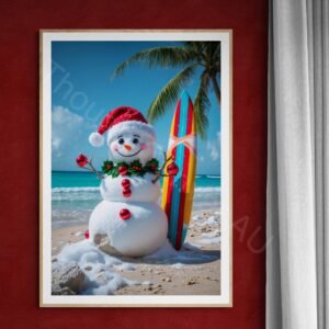 Aussie Beach Snowman 1 - 3