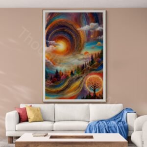 Surreal Vortex Art Print 1 - 5