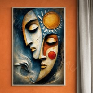 Abstract Face Art Print 1 - 2