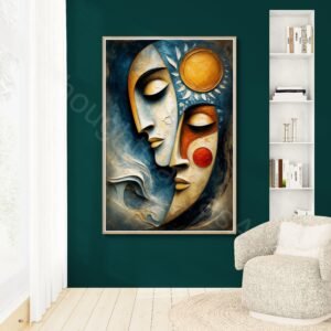 Abstract Face Art Print 1 - 3