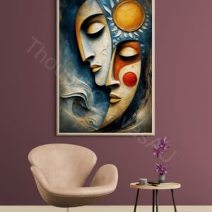 Abstract Face Art Print 1 - 4