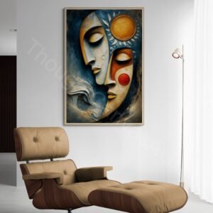 Abstract Face Art Print 1 - 5