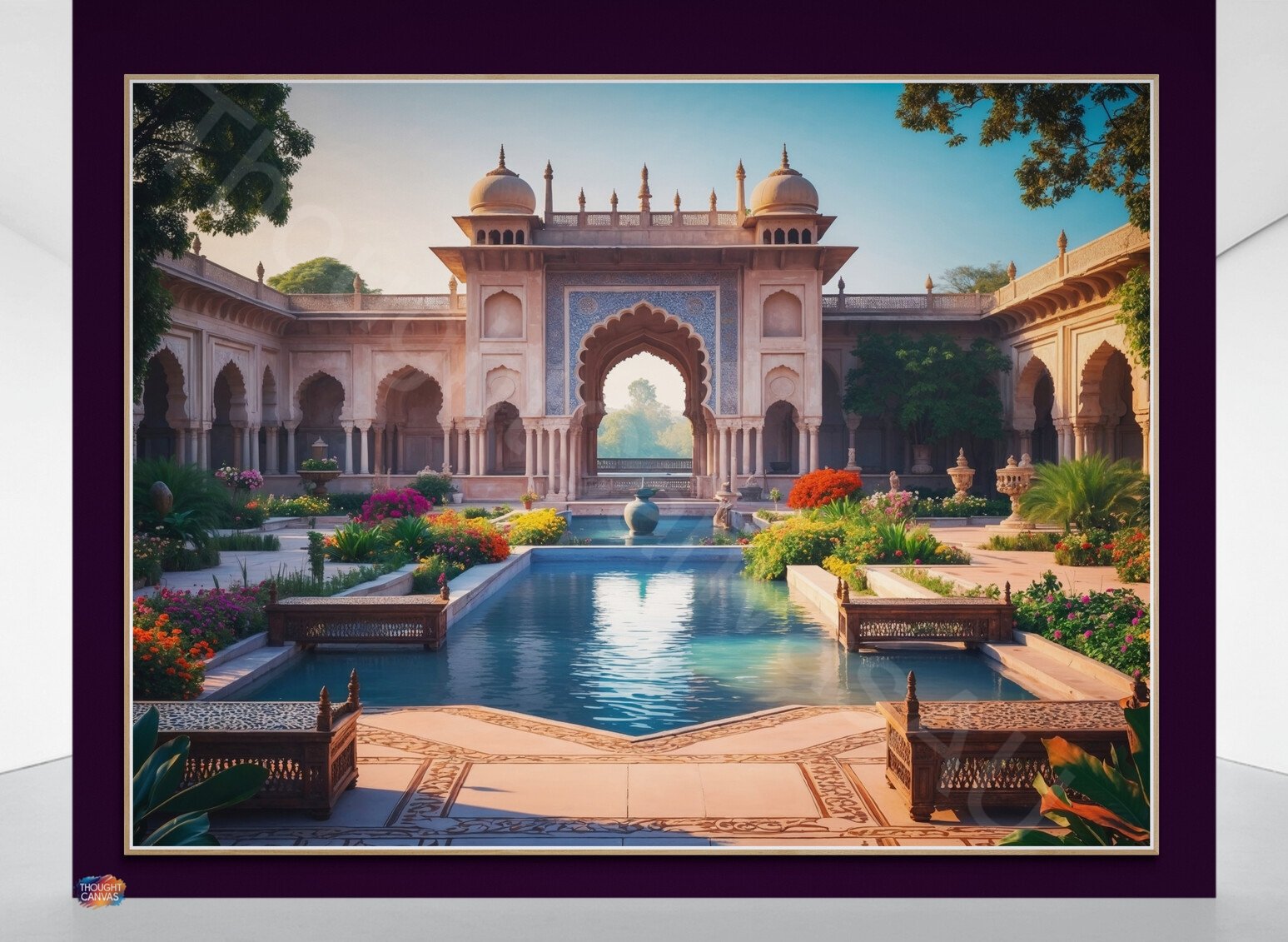 Mughal Garden Art Print 1 - 1