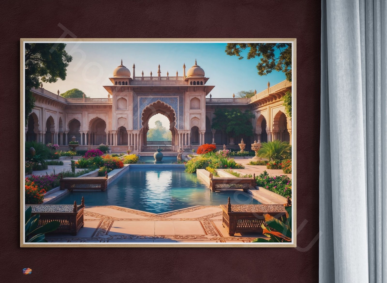 Mughal Garden Art Print 1 - 2