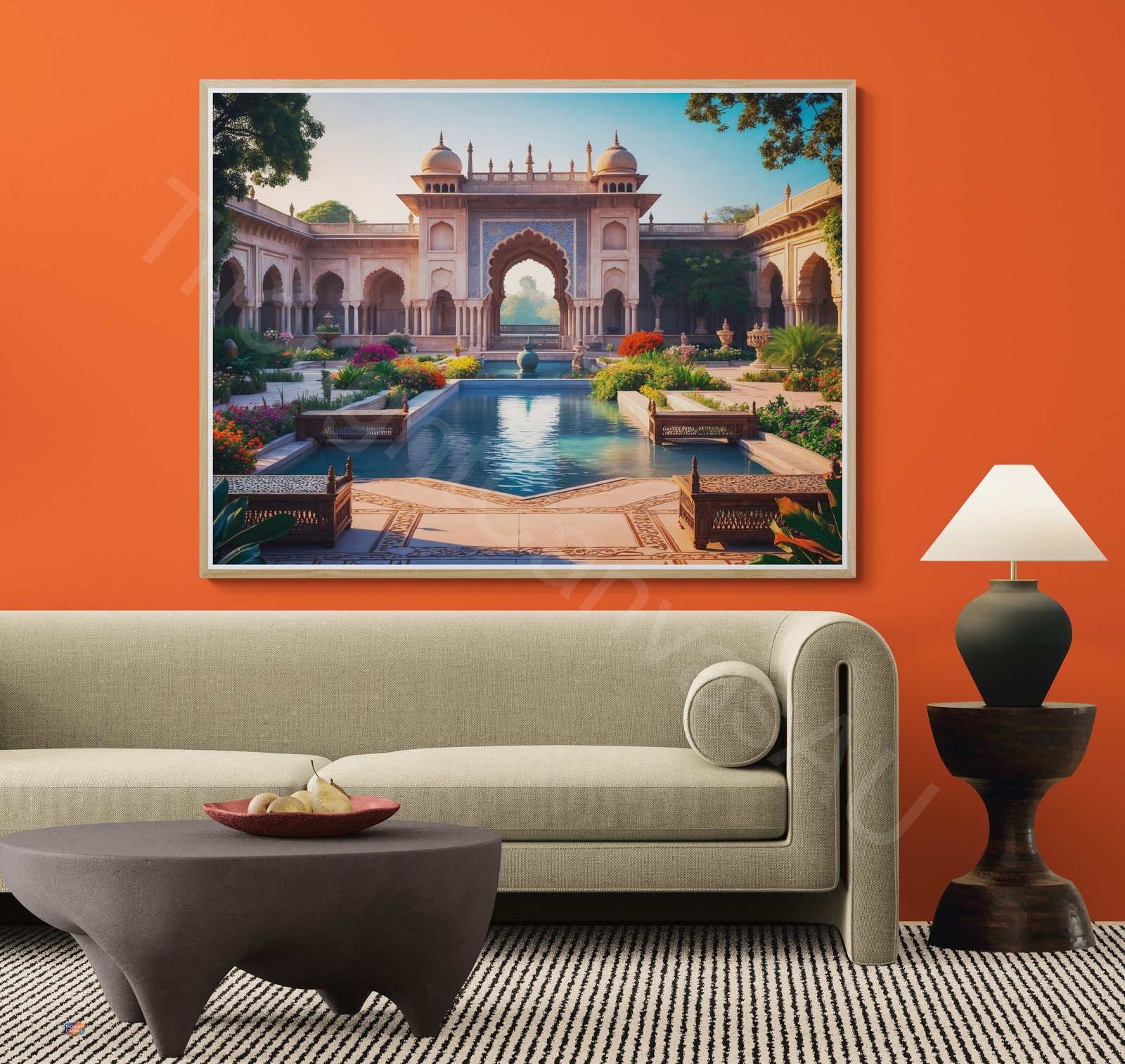 Mughal Garden Art Print 1 - 3