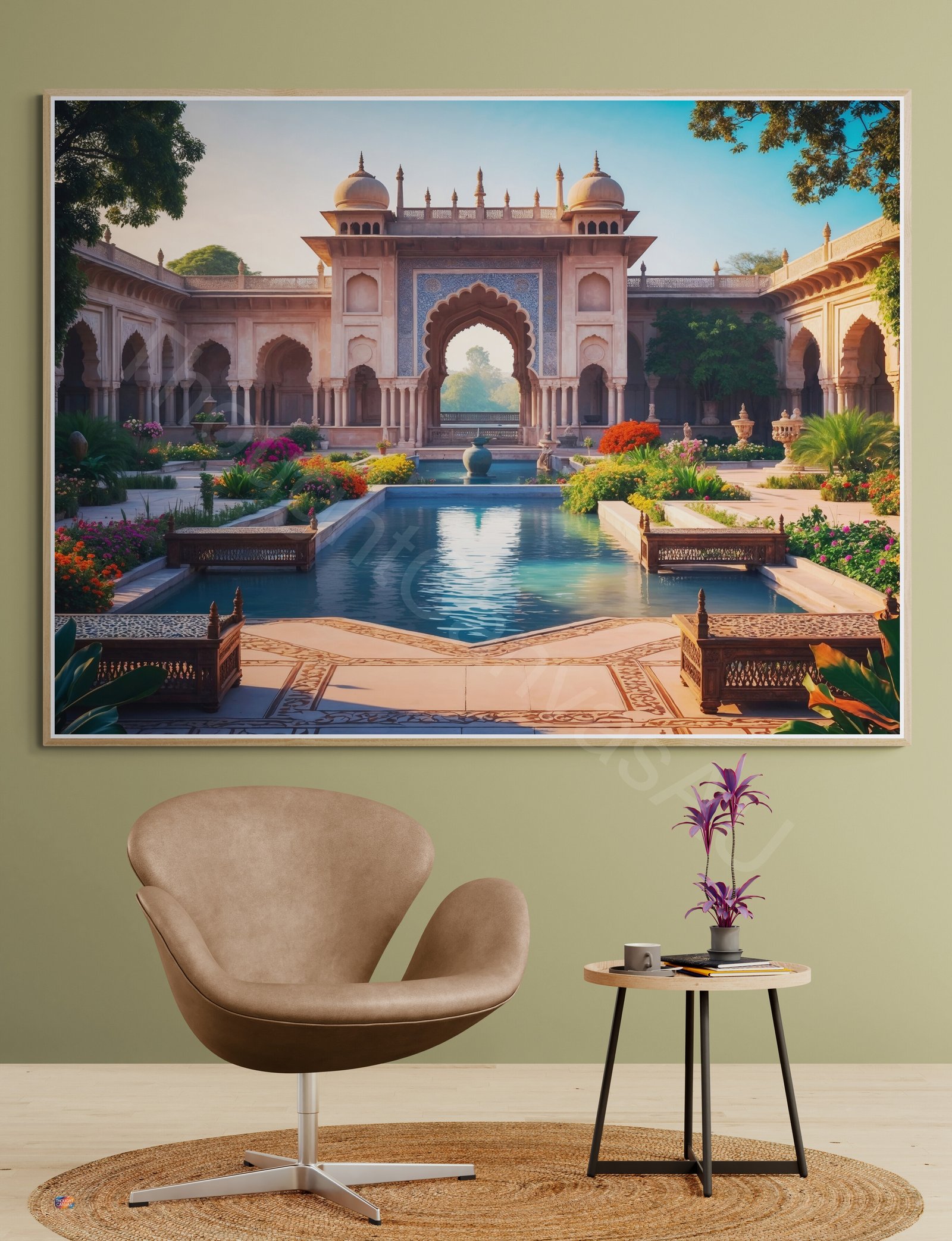Mughal Garden Art Print 1 - 5