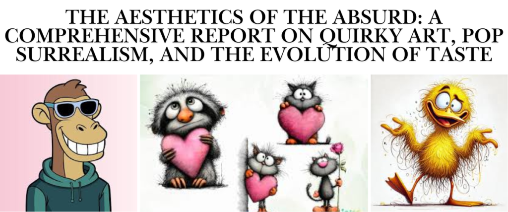 The Aesthetics of the Absurd: A Comprehensive Report on Quirky Art, Pop Surrealism, and the Evolution of Taste