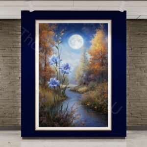 Fall River Landscape Art 1 - 1