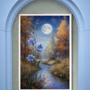 Fall River Landscape Art 1 - 2