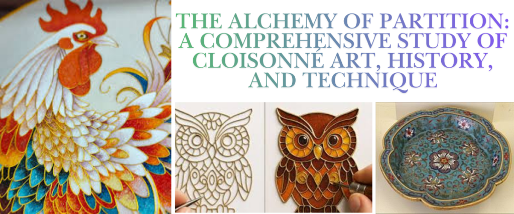 The Alchemy of Partition: A Comprehensive Study of Cloisonné Art, History, and Technique