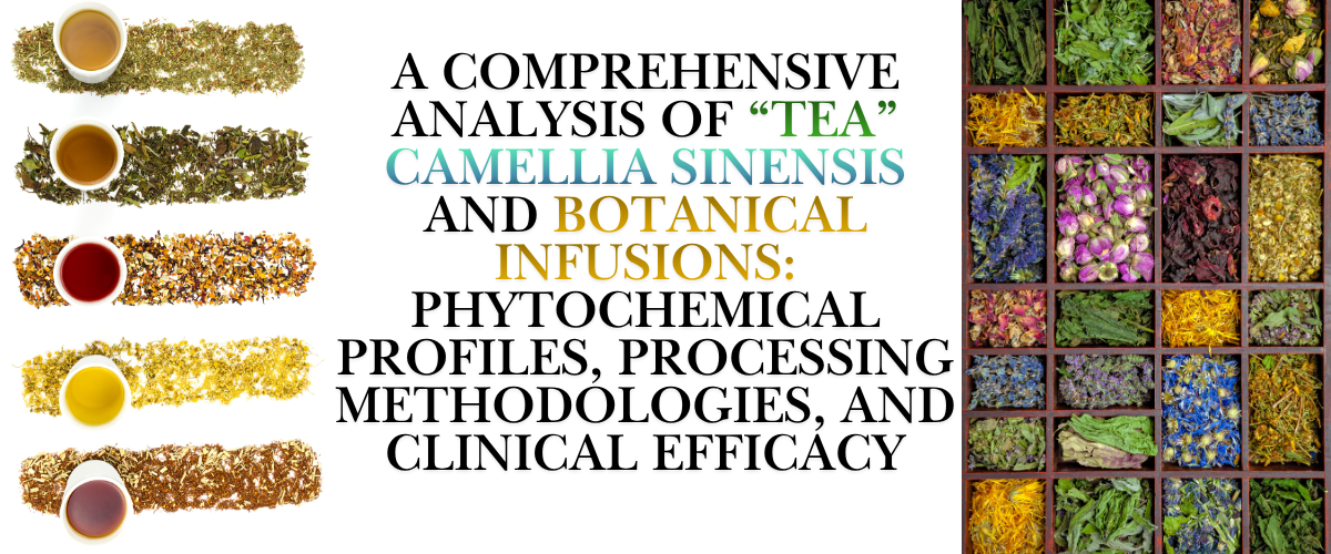 A Comprehensive Analysis of “Tea” Camellia sinensis and Botanical ...