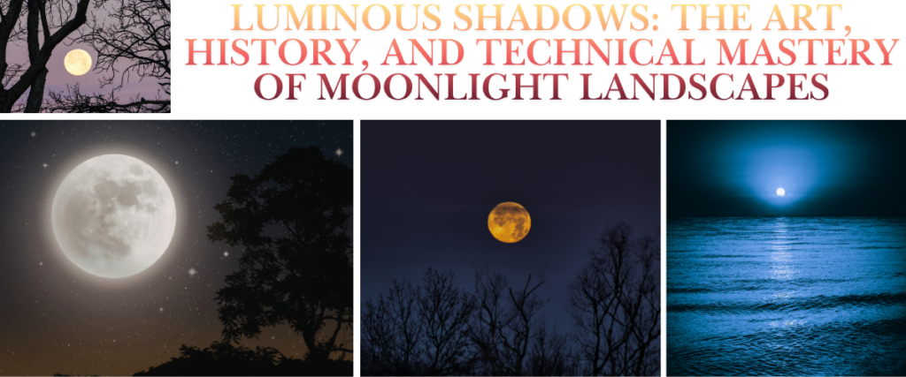 Luminous Shadows: The Art, History, and Technical Mastery of Moonlight Landscapes