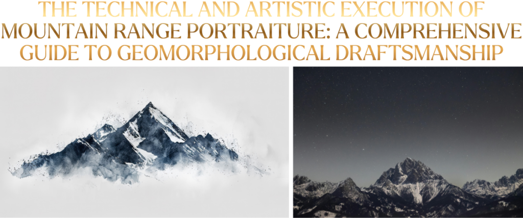 The Technical and Artistic Execution of Mountain Range Portraiture: A Comprehensive Guide to Geomorphological Draftsmanship