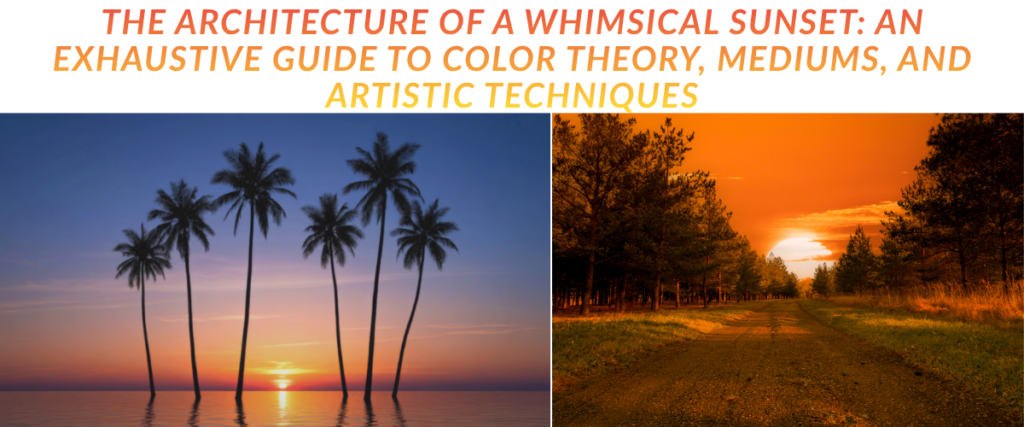 The Architecture of a Whimsical Sunset: An Exhaustive Guide to Color Theory, Mediums, and Artistic Techniques