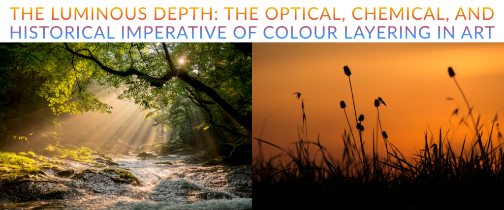 The Luminous Depth: The Optical, Chemical, and Historical Imperative of Colour Layering in Art